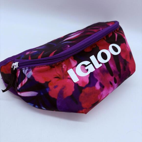 Igloo Other - Igloo Bag Seaside Fanny Pack Soft Sided Cooler Insulated Color Digital Purple
